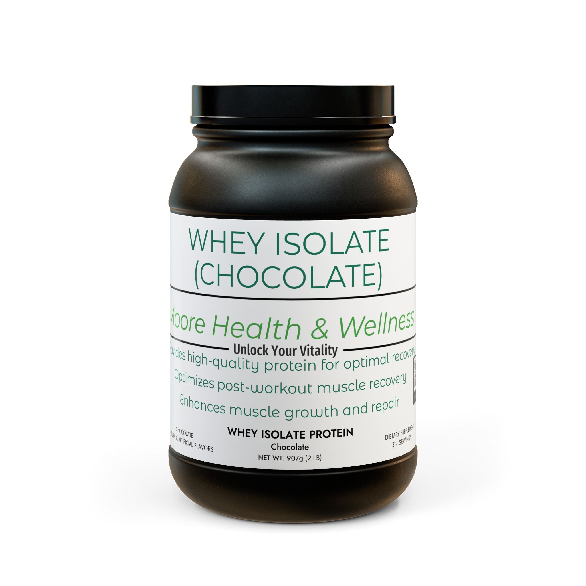 Chocolate Whey Isolate Protein – Muscle Growth, Recovery, and Performance Support
