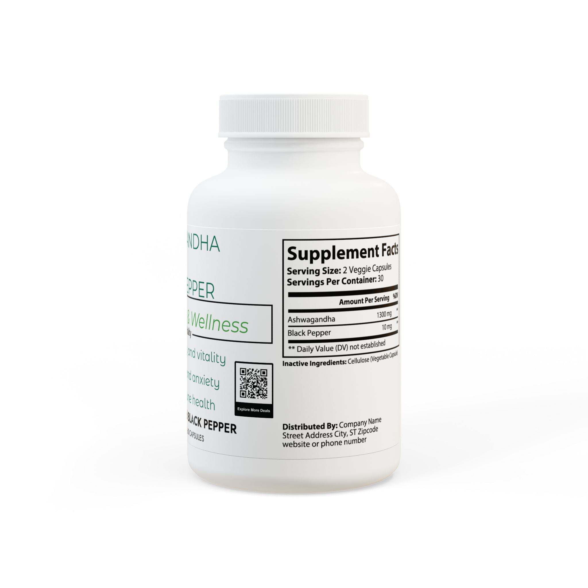 Ashwagandha and Black Pepper – Stress Relief and Performance Support